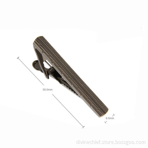 Exquisite Workmanship Men Blank Tie Clip With Customized Logo